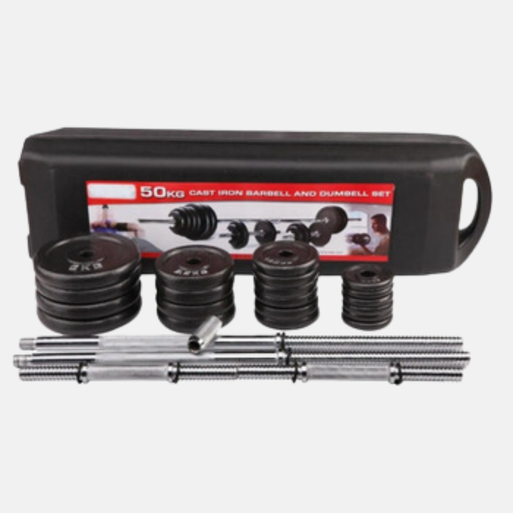 Adjustable Dumbbell & Barbell Set