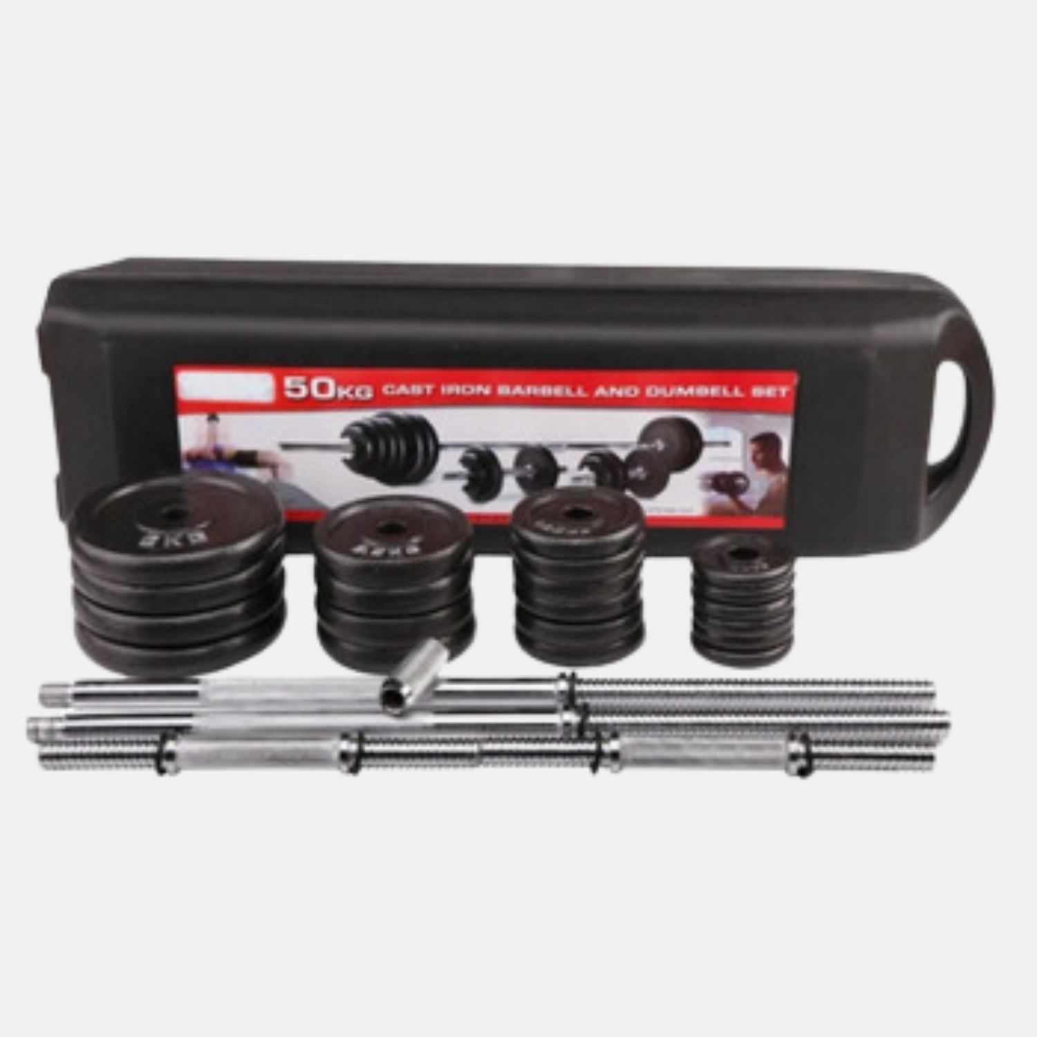 Adjustable Dumbbell &amp; Barbell Set