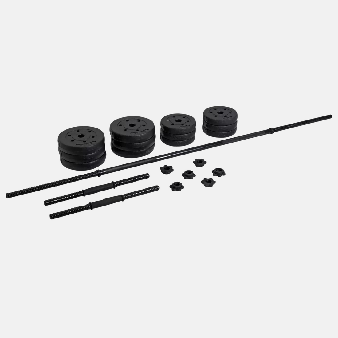 Vinyl Barbell Dumbbell Set