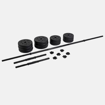 Vinyl Barbell Dumbbell Set